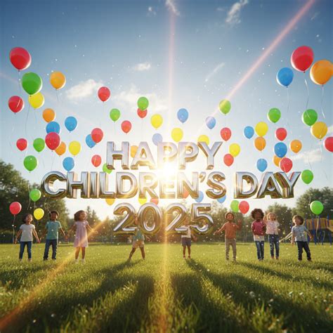 🔥 Happy Childrens Day 2025 Flyer Template Editable Background Free Do