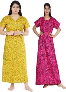 INDIAN CRAFT CASTLE Women Nighty Set - Buy INDIAN CRAFT CASTLE Women ...