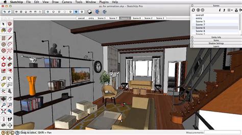 SketchUp Scenes Tutorial 的图像结果