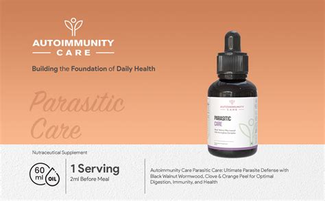 Autoimmunity Care: Parasitic Care - Black Walnut Wormwood with ...