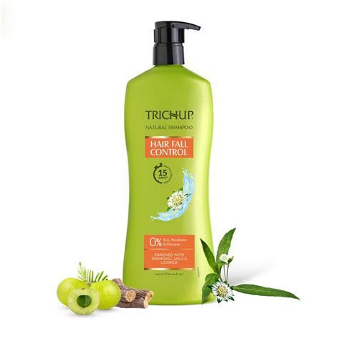 Buy Trichup Hair Fall Control Natural Shampoo 640 ml - Enriched with ...