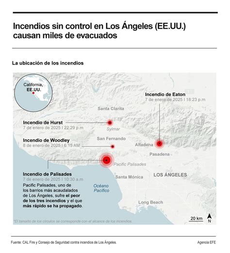 [Infografía] Los Ángeles declara el estado de emergencia por los ...