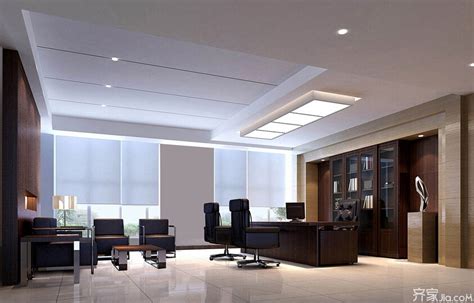 杭州厂家办公室装修设计效果图_岚禾办公空间设计