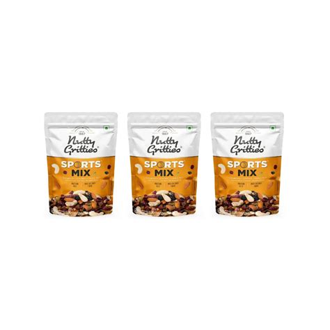 Buy Nutty Gritties Premium Sports Mix 350g (Pack of 3) – Healthy Snack