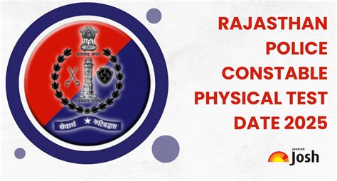 Rajasthan Police Constable Physical Test Date 2025 Out: Check PET & PST ...