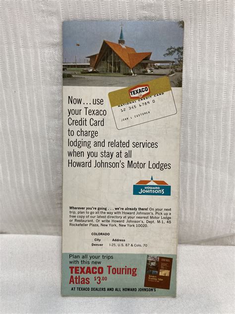 Vintage Texaco Colorado State Road Map 1960's - Etsy