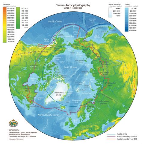 Python Plot Arctic Map 的图像结果