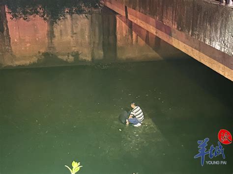 广州天河区一女子醉酒从5米高桥面坠入河涌！消防成功营救_腾讯新闻