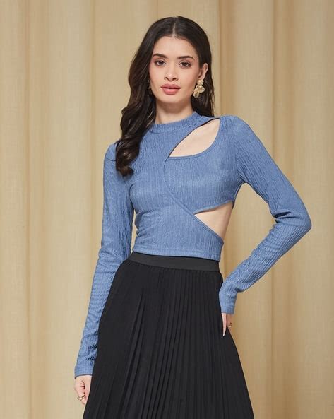 Buy Blue Tops for Women by Shein Online | sheinindia.in