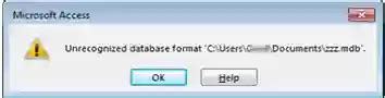 What Cause the Error Unrecognized Database Format 的图像结果