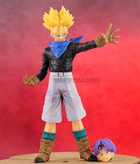 Anime DBZ Trunks Super Saiyan Self Standing Action Figures PVC Anime