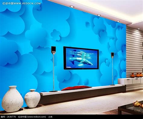 蓝色背景墙 让你客厅清爽舒适感-装修设计-设计中国