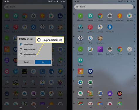 Image result for Android 12 Apps Alphabetical Order