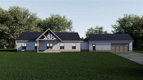 Barndominium House Plan – 2 Bed 2 Bath + Office | 2400 Sq Ft Farmhouse ...