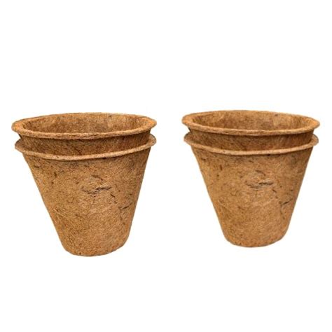 Fathers Herbs FH -10" Inches Coconut Coir Round Plant Pots,planters ...