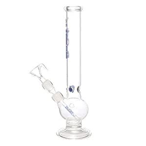 METIER Glass bongsmoke 12-inch Glass Single Bulb Blue Boost Pro Print ...