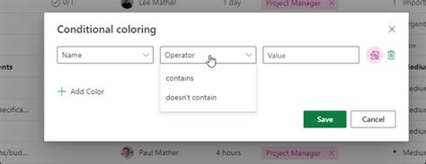 Image result for Conditional Tasks Microsoft Project