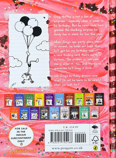 Partypooper : Diary of a Wimpy Kid #20 – Books and You