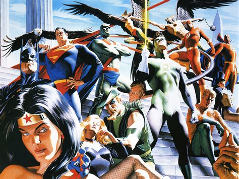 Justice league by alex ross : r/DCcomics
