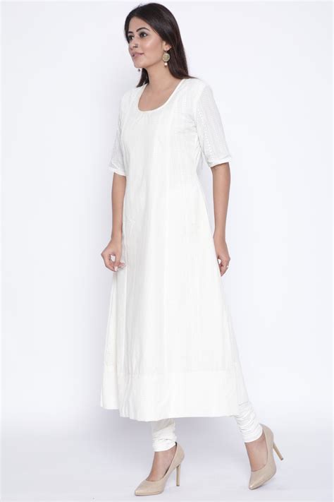 OffWhite Anarkali with Churidaar – anokherang