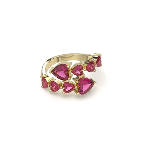 Heart Stackable Rings| Anti Tarnish Water resistant jewellery in India ...