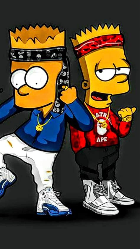 Bart Simpson Gangster Wallpaper