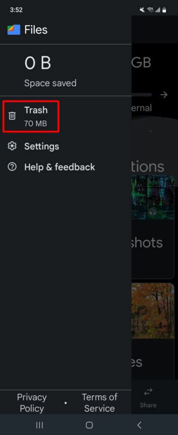 Image result for Empty Trash Files Android