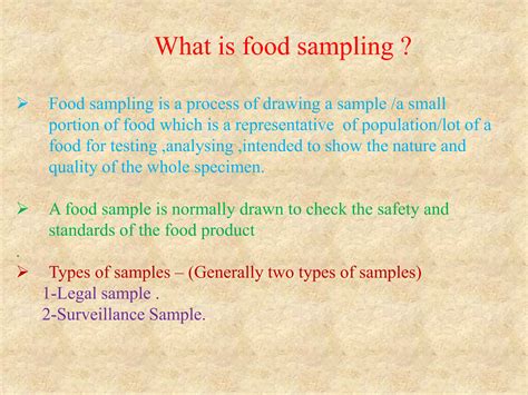 Image result for Food Sampling