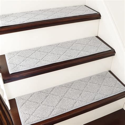 COSY HOMEER Edging Stair Treads Non-Slip Carpet Mat 28inX9in Indoor ...