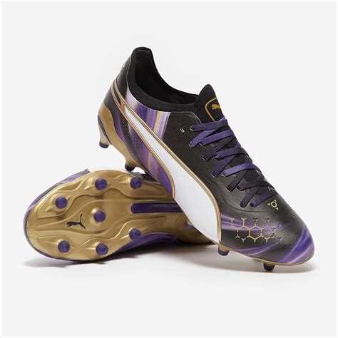 Puma King Ultimate Elements FG/AG - Puma Black / Puma Gold / Team ...