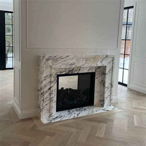Fireplace: Calacatta Monet - Marble Trend | Marble, Granite, Travertine ...
