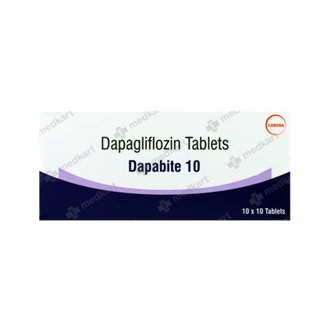DAPABITE 10MG TABLET 10'S, Price, Composition & Generic Alternatives ...
