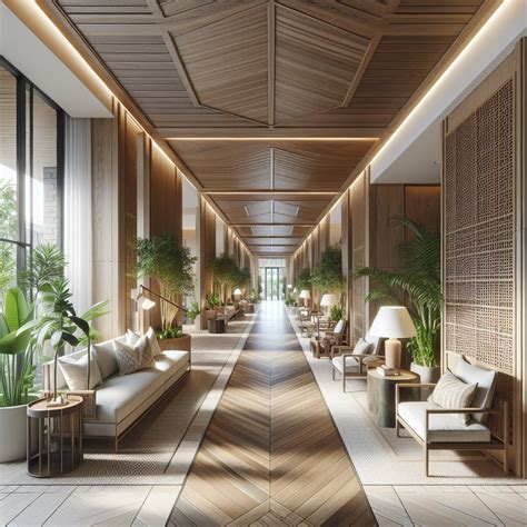 Modern Luxe: Elegant Wood Accents in Hotel Lobby Design | Hotel lobby ...