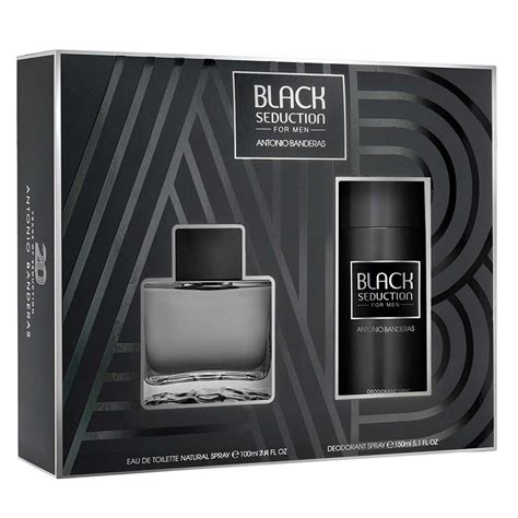 Antonio Banderas Black Seduction Eau De Toilette Gift Set For Men ...