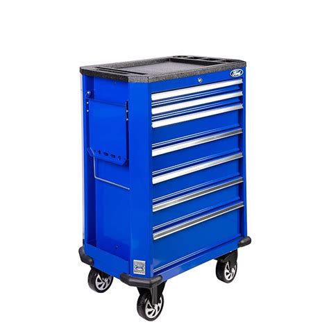 Buy Ford 7 Drawers Blue Metal Rolling Tool Cabinet For Securing Hand ...