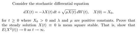 Image result for Stochastic Differential Equation Examples