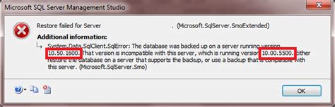 Restore SQL Server Database Version 的图像结果