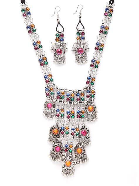 Shining Diva Fashion Latest Stylish Traditional Oxidised Silver ...