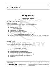 Image result for Python Study Guide PDF