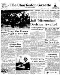 Charleston Gazette Newspaper Archives, Jun 20, 1959, p. 1