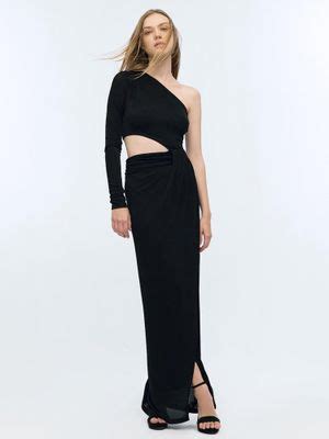 Buy COVER STORY Black Solid Bodycon Dress (XS) Online