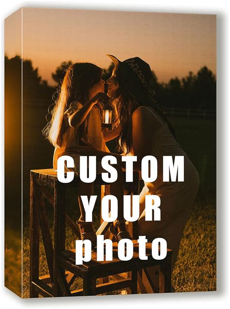 Amazon.com: Personalized Custom Canvas Prints (Framed Canvas, 12" x 16 ...