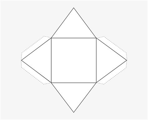 Image result for Printable Net of Pyramid