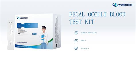 Fecal Occult Blood (FOB) Test Kit: Fast and Reliable Colon Cancer Screening - Xiamen Wiz Biotech ...