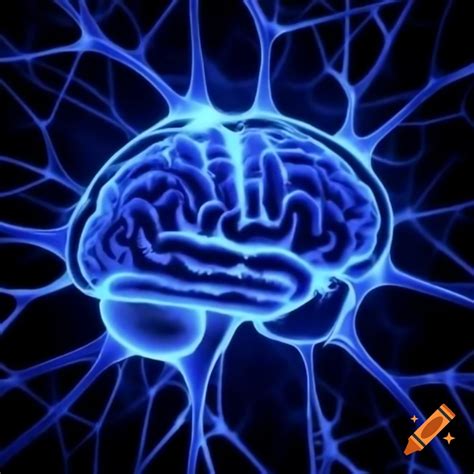 Detailed illustration of brain neurons on Craiyon