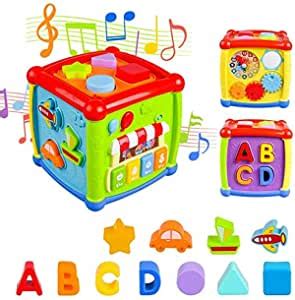 Buy Galaxy Hi-Tech 6 In 1 Learning Cube Educational & Learning Activity ...