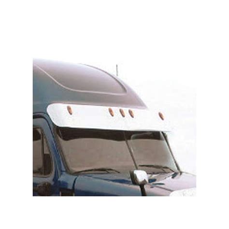 Buy 12 Inch Stainless Steel Drop Visor Fits Freightliner Cascadia Day ...