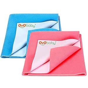 Buy OYO BABY Waterproof Baby Bed Protector Dry Sheets for New Born ...