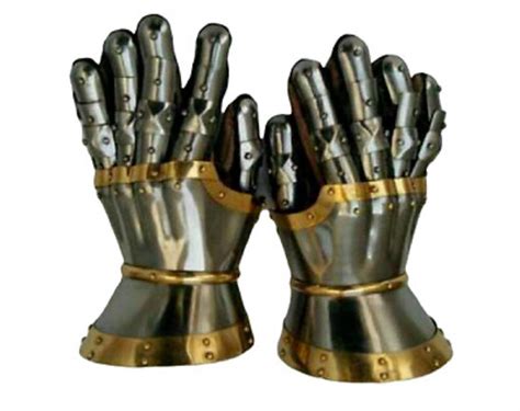Buy Medieval Warrior Metal Gothic Knight Style Gauntlets Fully ...