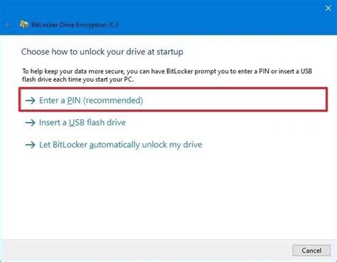 Enable BitLocker 的图像结果